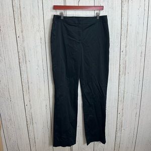 NWT Lafayette 148 Black Chino Pants Slacks